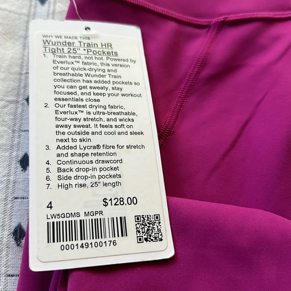 Lululemon Wunder with pockets